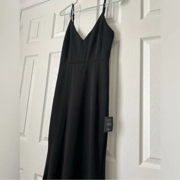 Lulu's - Infinite Glory Black Maxi Dress - Size Small - Picture 4 of 9